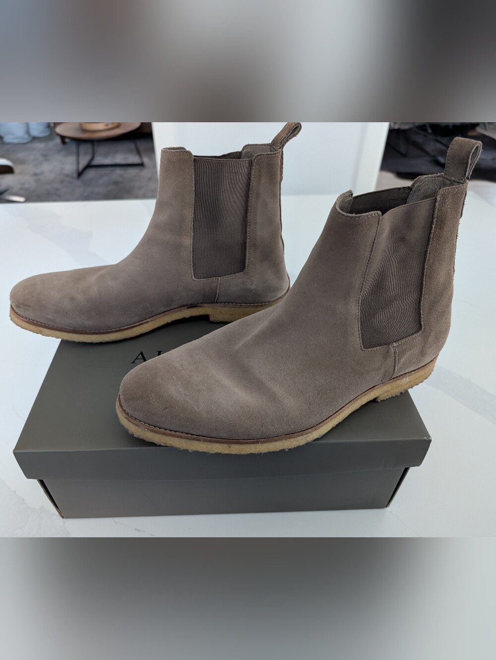 AllSaints Rhett Suede Chelsea Boots